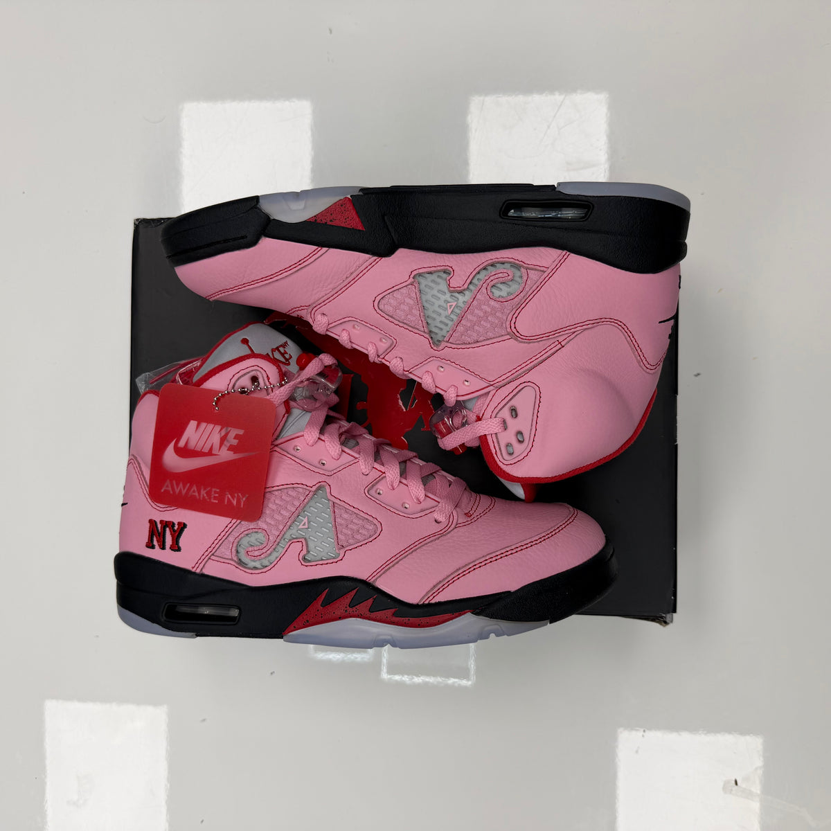 Jordan 5 Retro Awake NY Boro-Arctic Pink (TRIED ON)