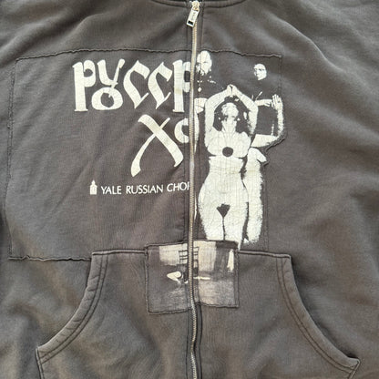 ERD zip up hoodie Russian Chorus