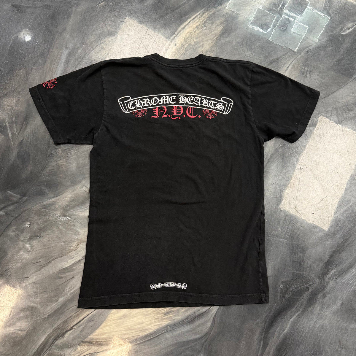 Chrome Hearts NYC Exclusive Scroll Logo Tee