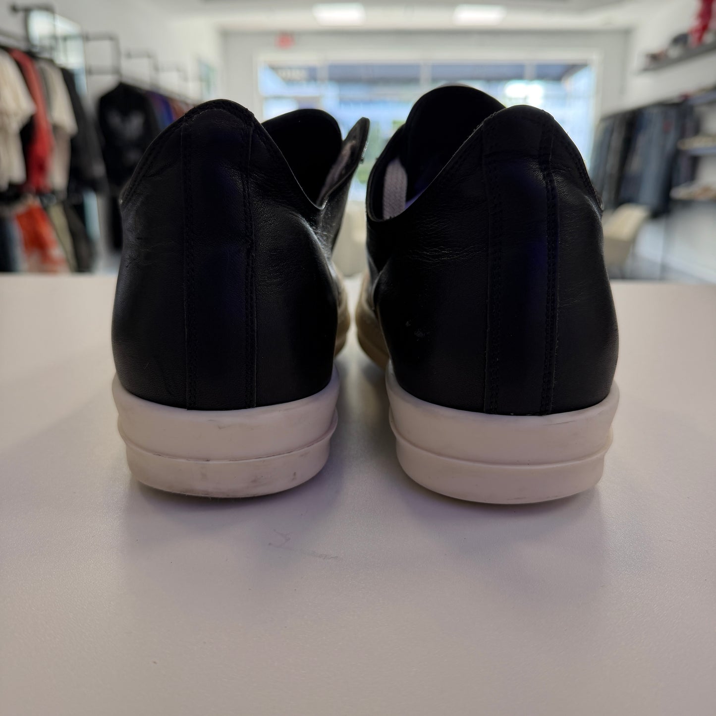 Rick Owens Ramone Low Black/Milk (Used)(No Box)