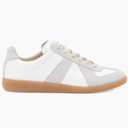 Maison Margiela Replica Leather & Suede Sneakers (Used)(No Box)