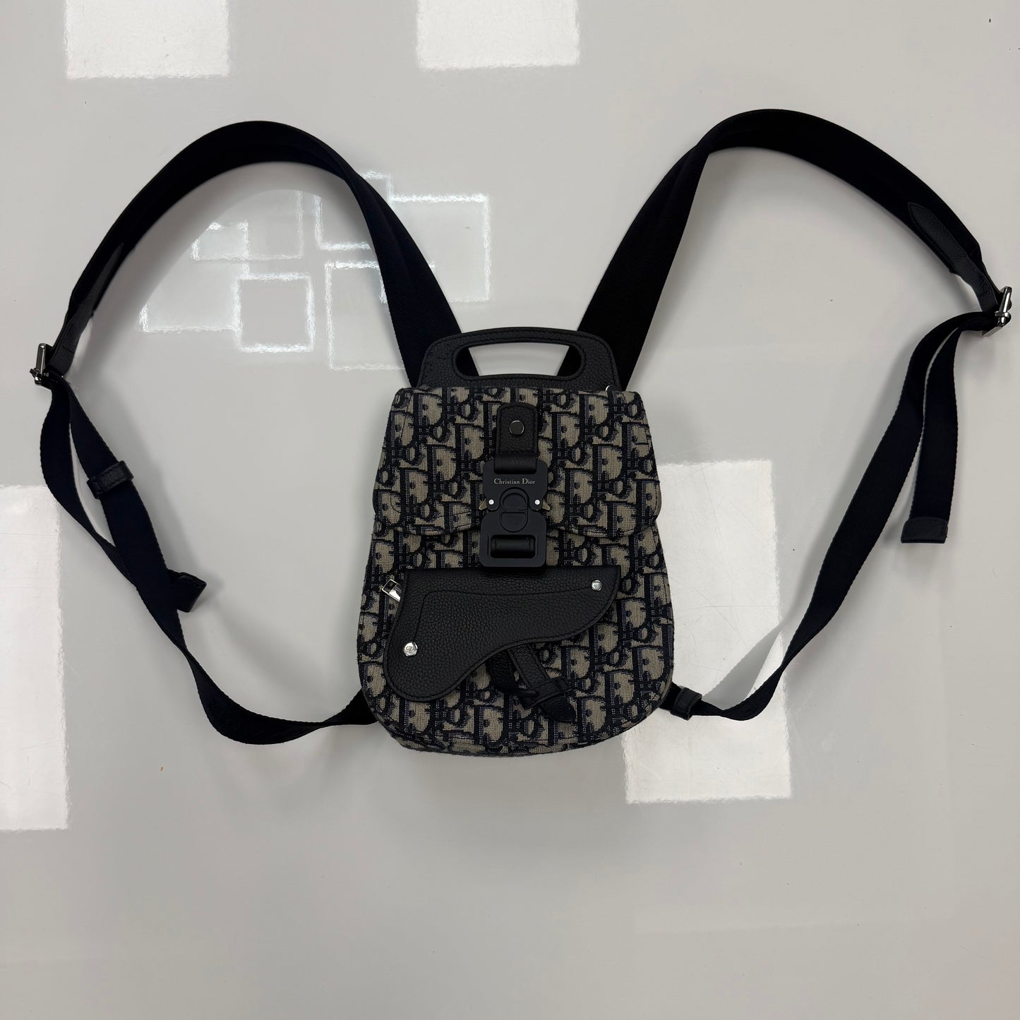 Christian Dior Mini Saddle Backpack