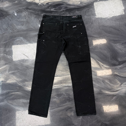 Bossi double knee carpenter pant black