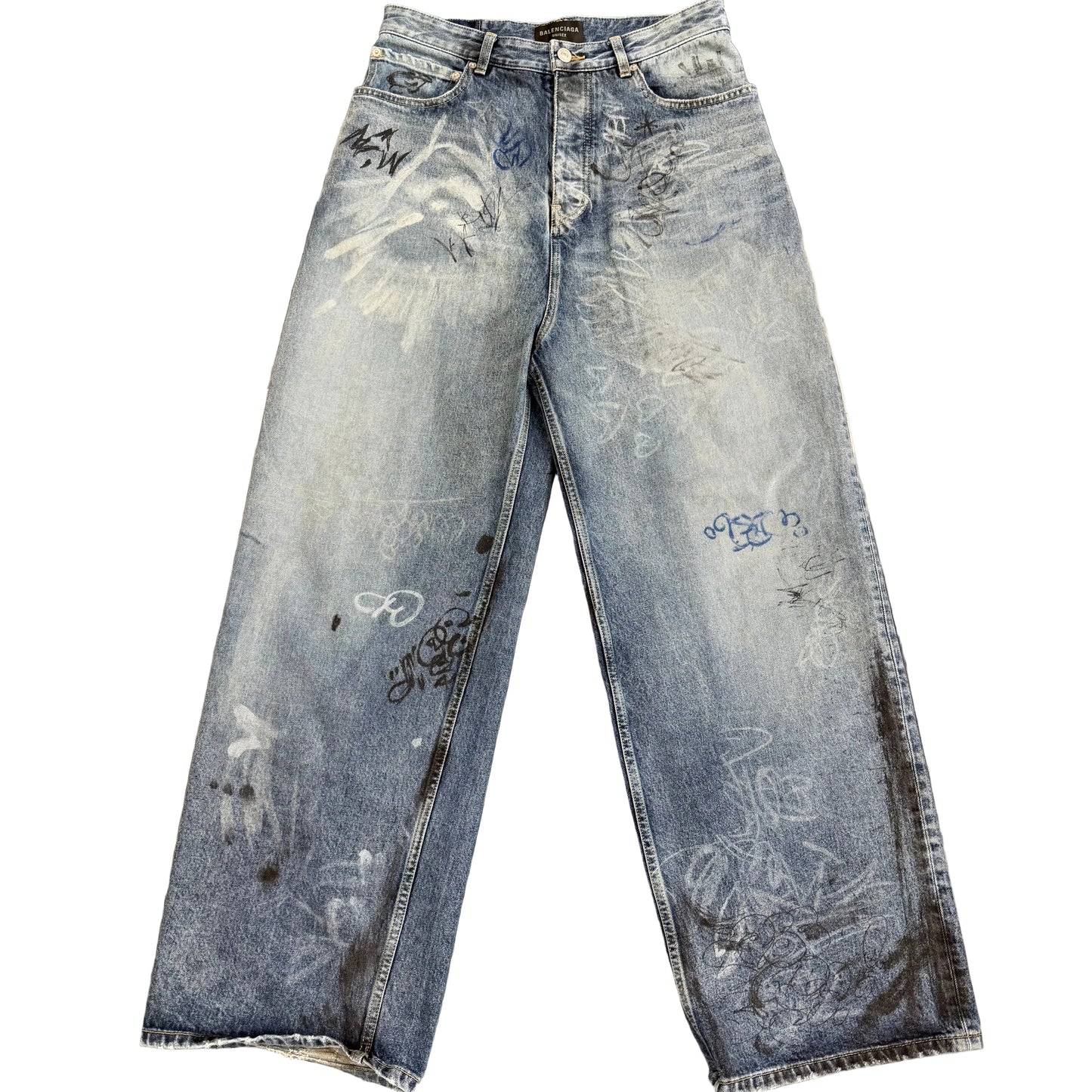 Balenciaga Graffiti Jeans