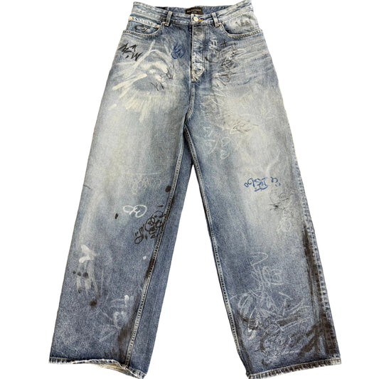 Balenciaga Graffiti Jeans