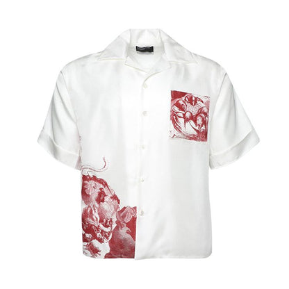 Enfants Riches Déprimés Rat Palace chemise silk short-sleeve shirt