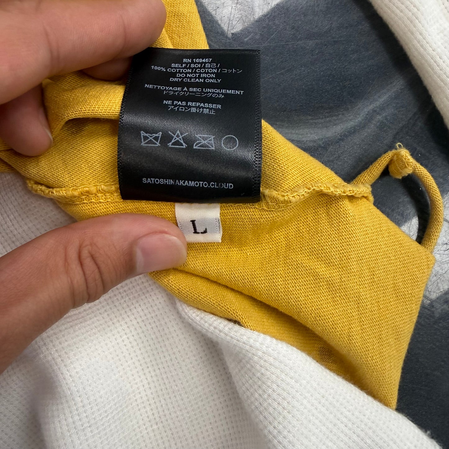Satoshi Nakamoto Luke Tee Thermal Yellow