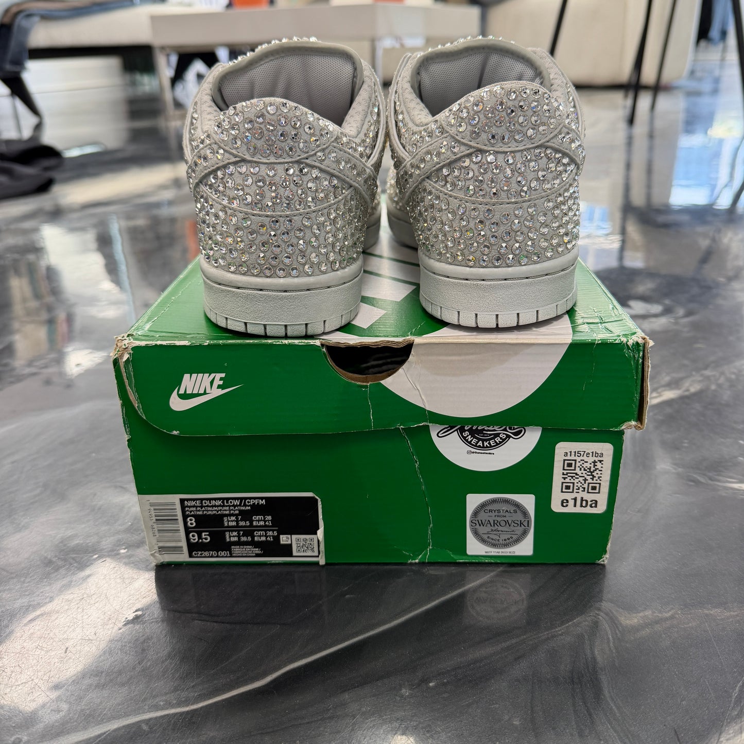 Nike Dunk Low Cactus Plant Flea Market Pure Platinum (USED OG ALL)