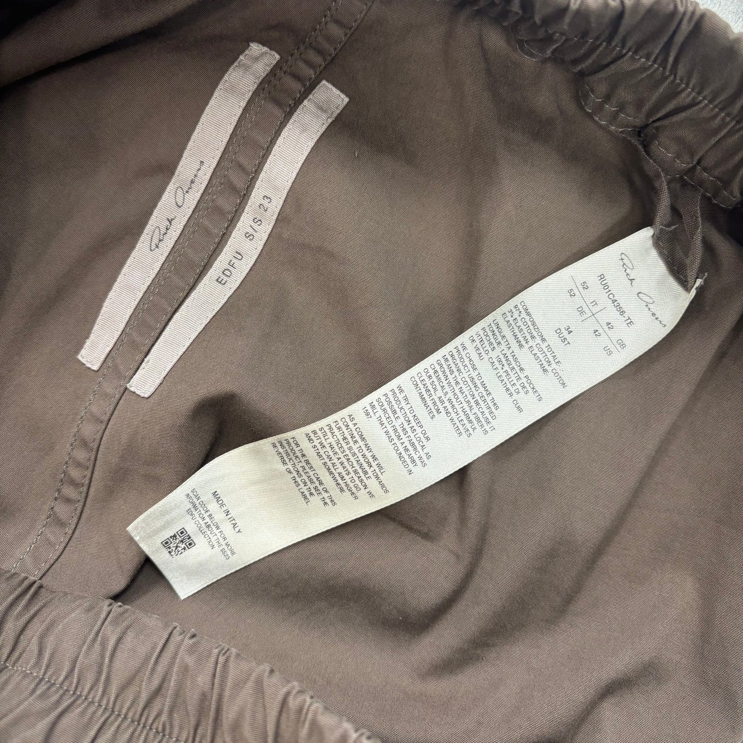 Rick Owens DRKSHDW Bauhaus Shorts