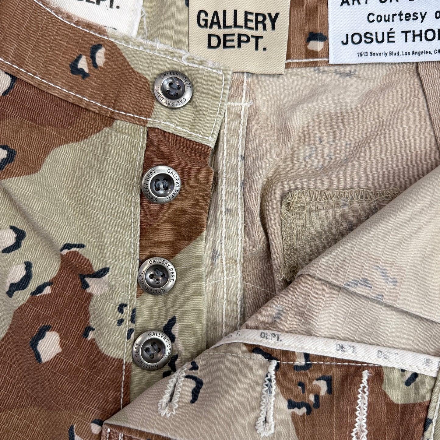 Gallery Dept. G-Patch Camo Cargo Shorts