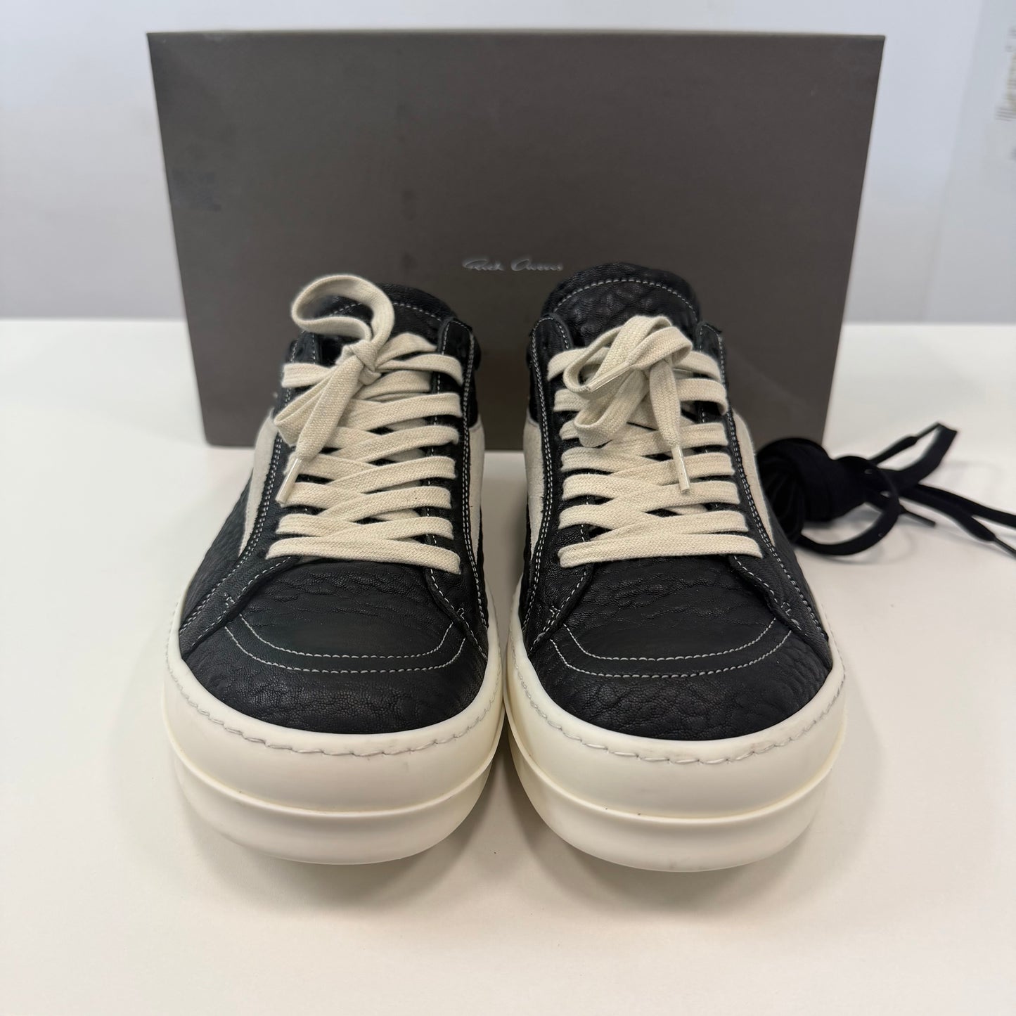 Rick Owens Black Tower Vintage Sneaks Sneakers (USED)