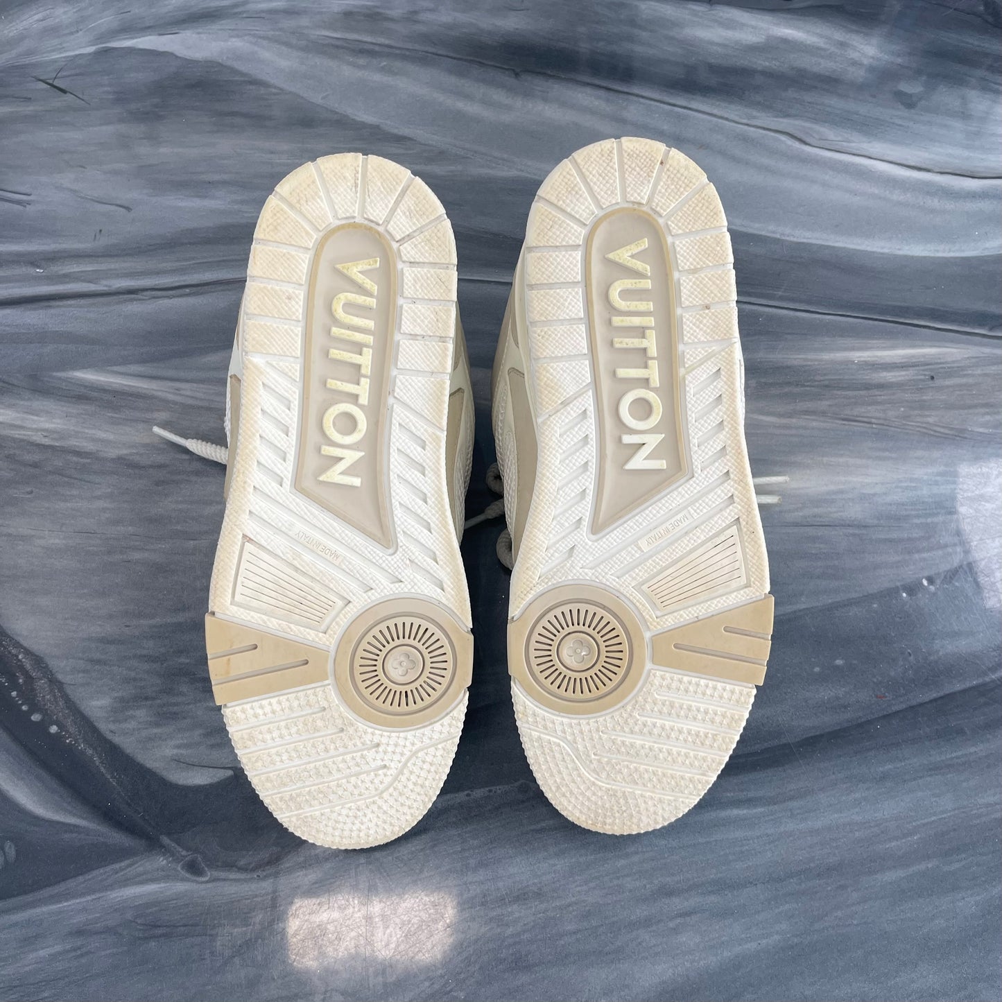 Louis Vuitton Skate Sneaker White/Beige (USED NO BOX)