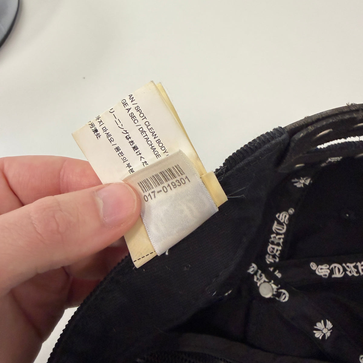 Chrome Hearts Corduroy Vine Dagger Hat W/ Hardwear