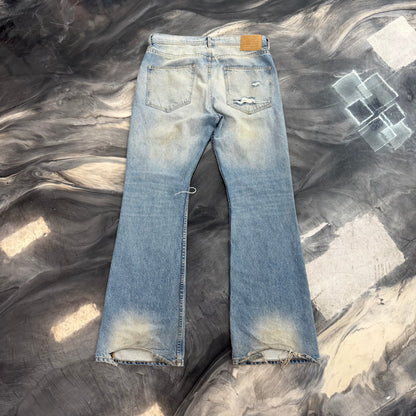 ERD Distressed Mud Washed Denim Jeans