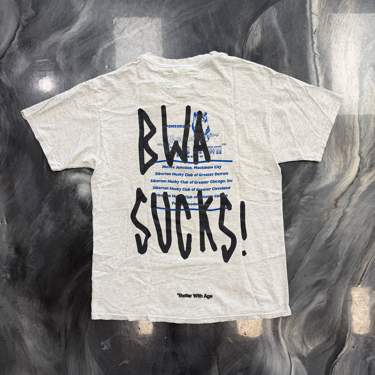 Better With Age Dumb Tee Heather Grey