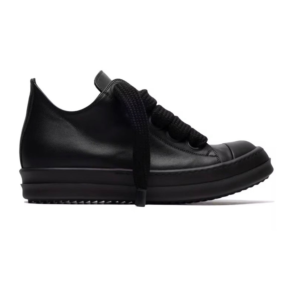 Rick Owens Jumbo Lace Ramone Low Black (Used)(No Box)