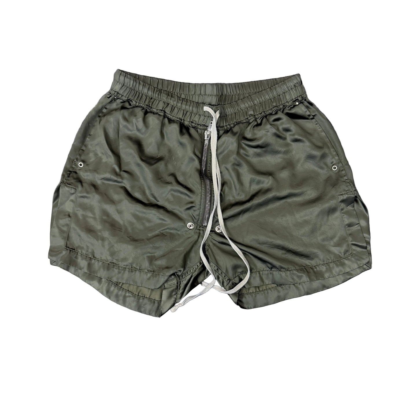 Rick owen green bela shorts