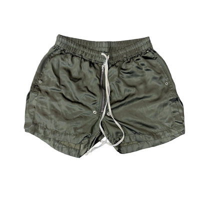 Rick owen green bela shorts
