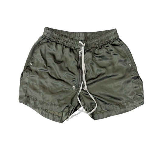 Rick owen green bela shorts