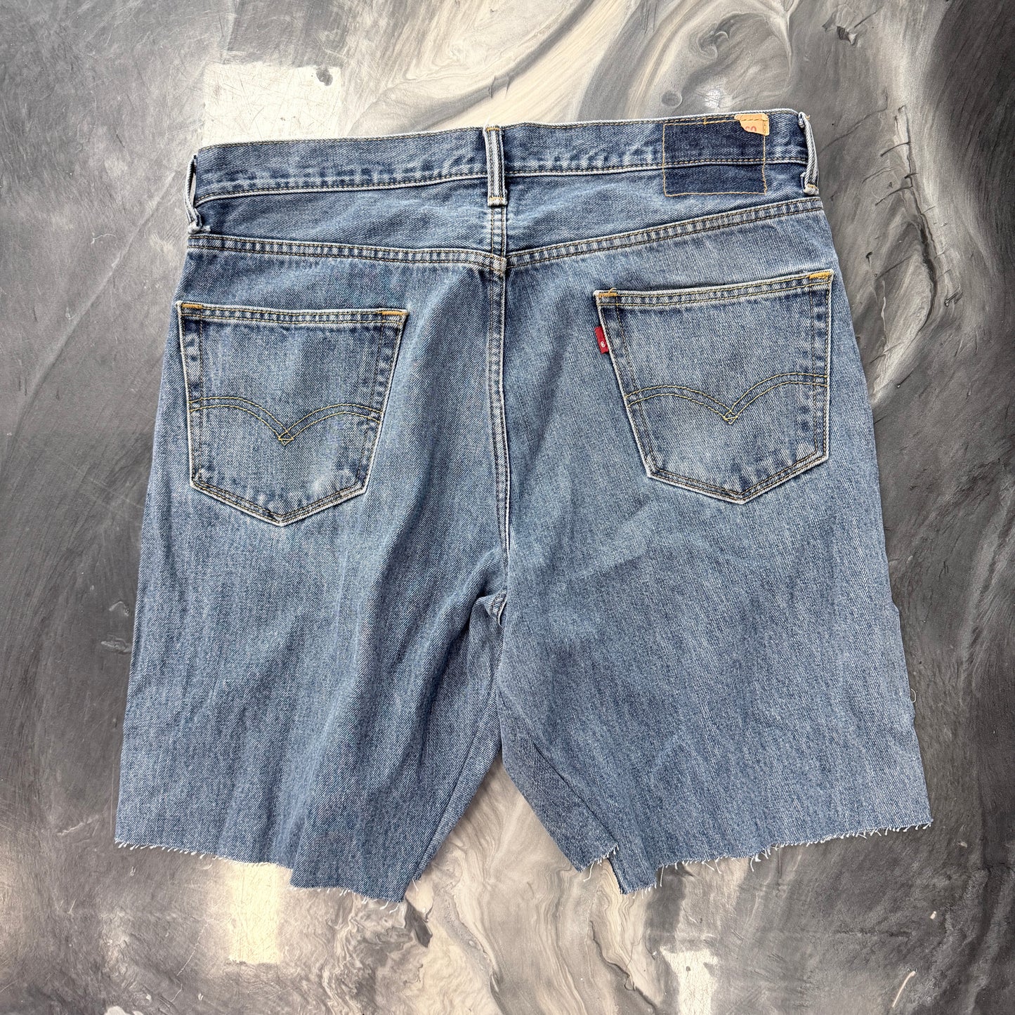 Geek Boyz Global Patch Denim Shorts