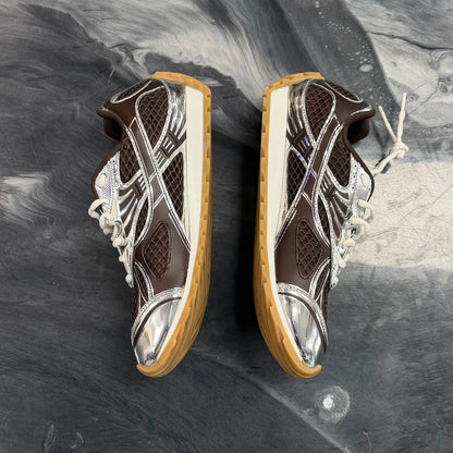 Bottega Veneta Orbit Low-Top Sneakers Brown (USED NO BOX)
