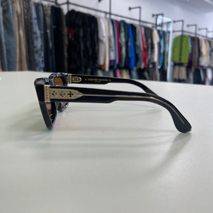 Chrome Hearts Midixathrill I Black & Gold Glasses
