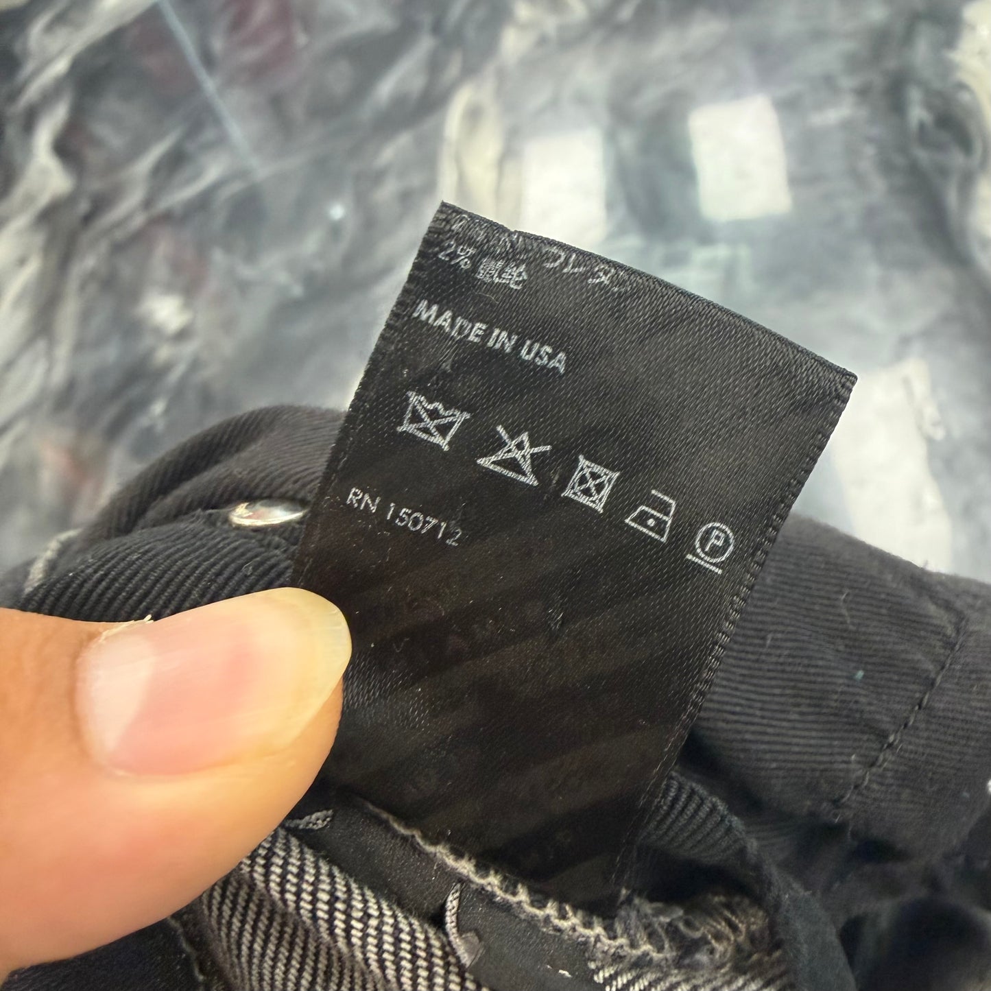 AMIRI Distressed Bandana Thrasher Jeans