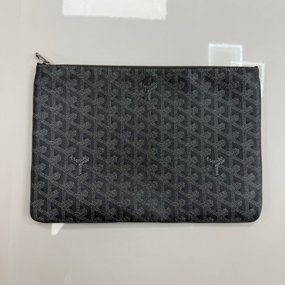 Goyard Senat MM Zip Pouch Gray
