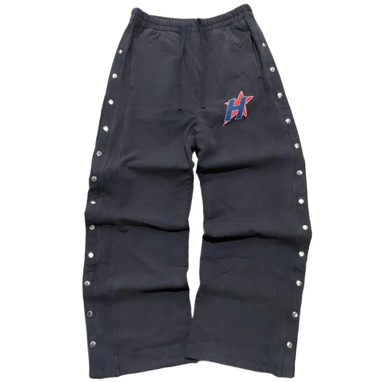 HMDD H Star Snap Black Sweatpants