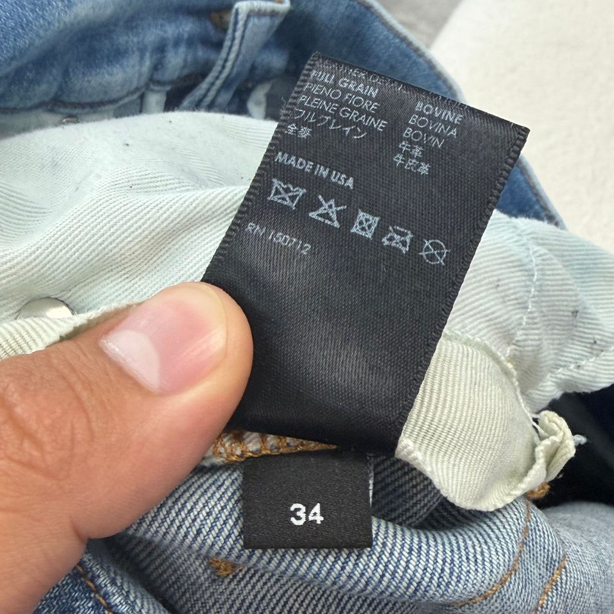 AMIRI MX1 Distressed Skinny Jeans