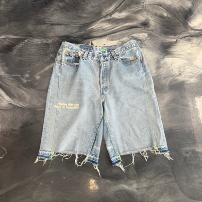 Better With Age Clementine Double-Wide Denim Shorts