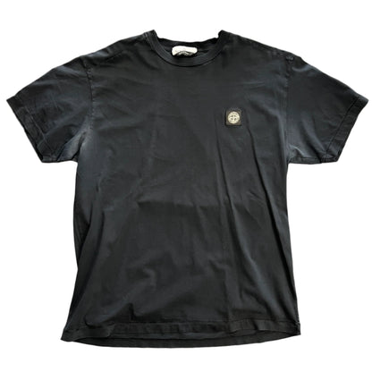 Stone Island Logo Patch Black Tee