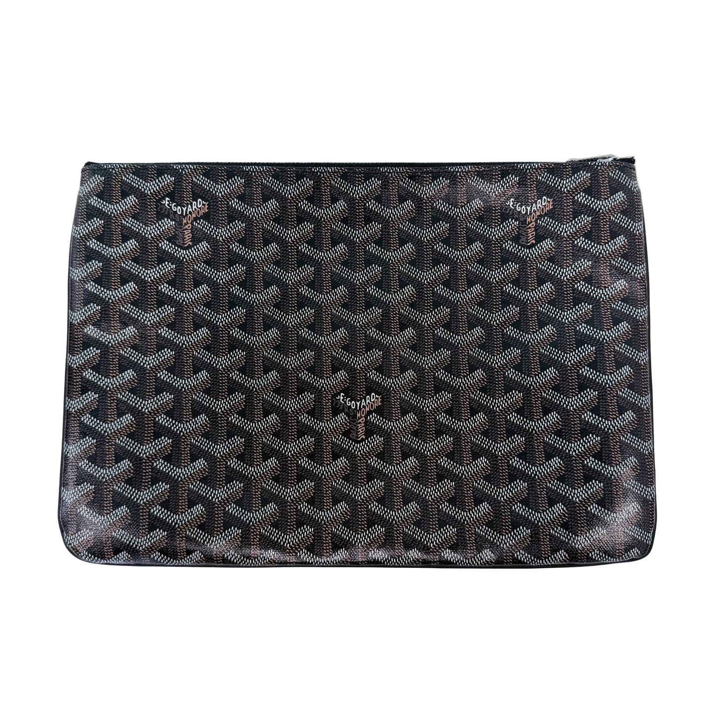 Goyard Senat Zip Pouch Coated Canvas MM