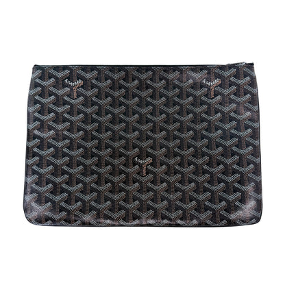 Goyard Senat Zip Pouch Coated Canvas MM