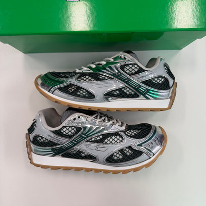 Bottega Veneta Silver & Green Orbit Sneaker (Used)