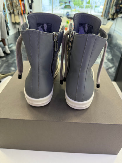 Rick Owens Gray Temple Jumbolace Sneakers