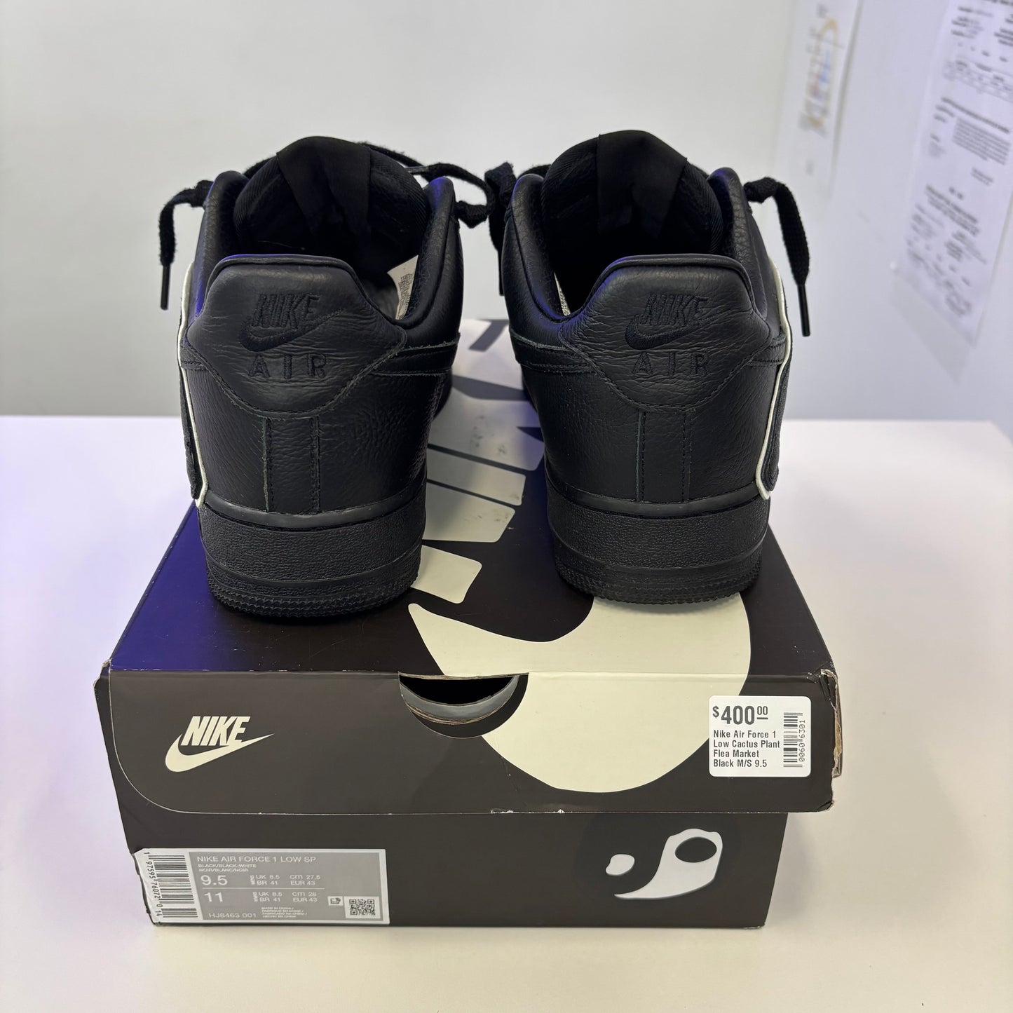 Cactus Plant Flea Market x Nike Air Force 1 Low Premium Black 2024 (USED)