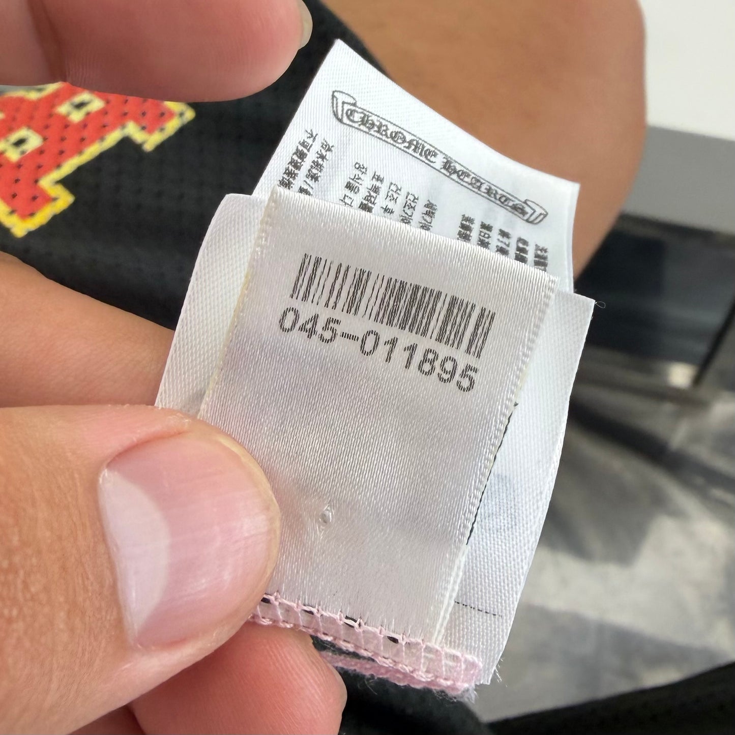 Chrome Hearts Pink LOVE YOU Neck Rib Tank Top