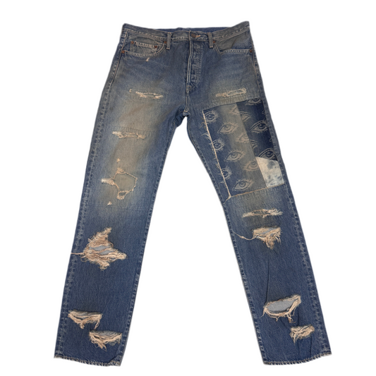 Kapital eye patch boro denim