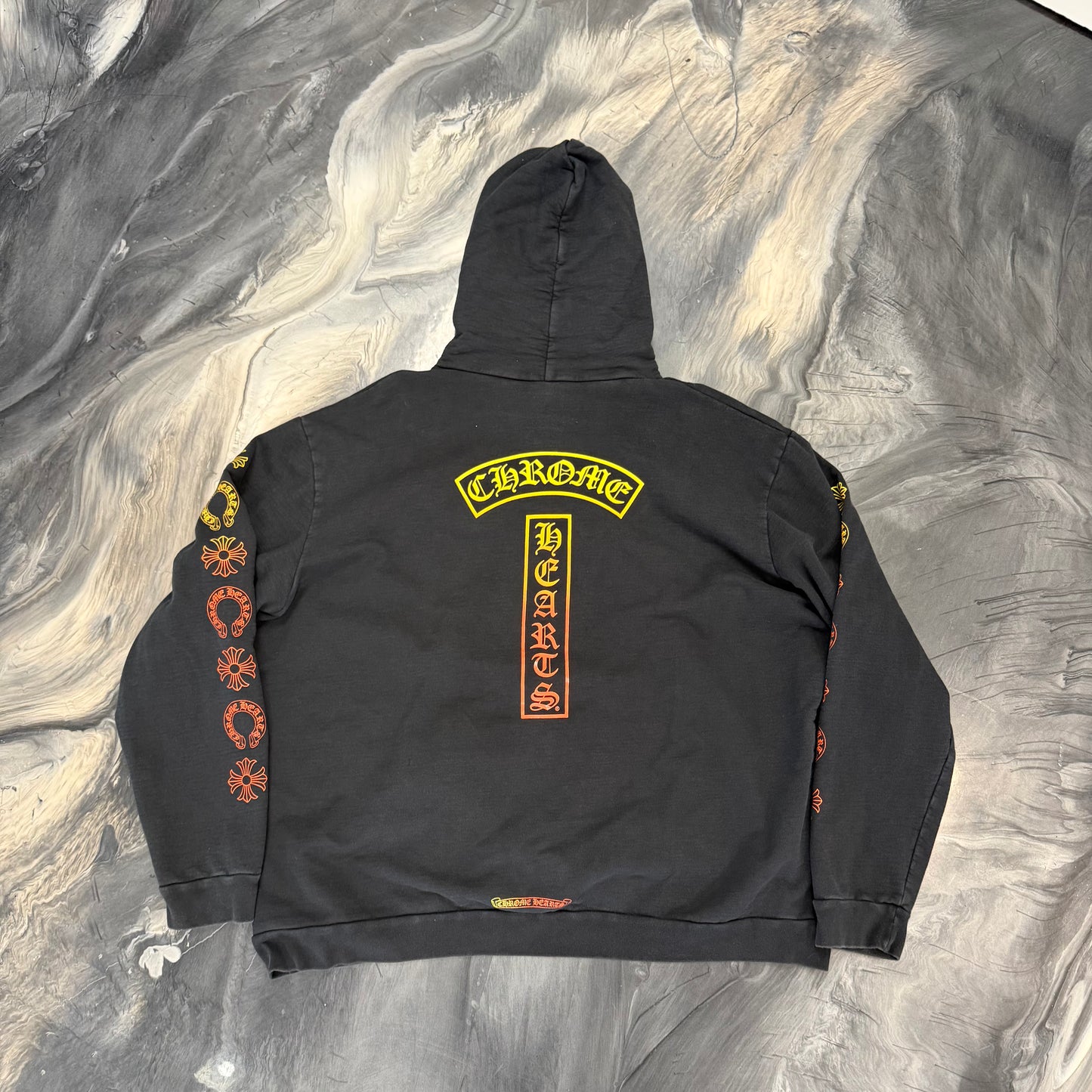Chrome Hearts Gradient T-Bar Logo Hoodie