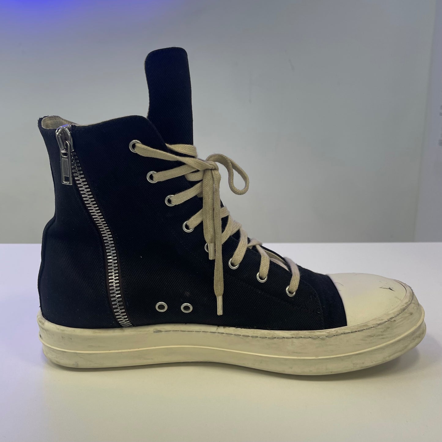 Rick Owens DRKSHDW Canvas Ramones (USED NO BOX)