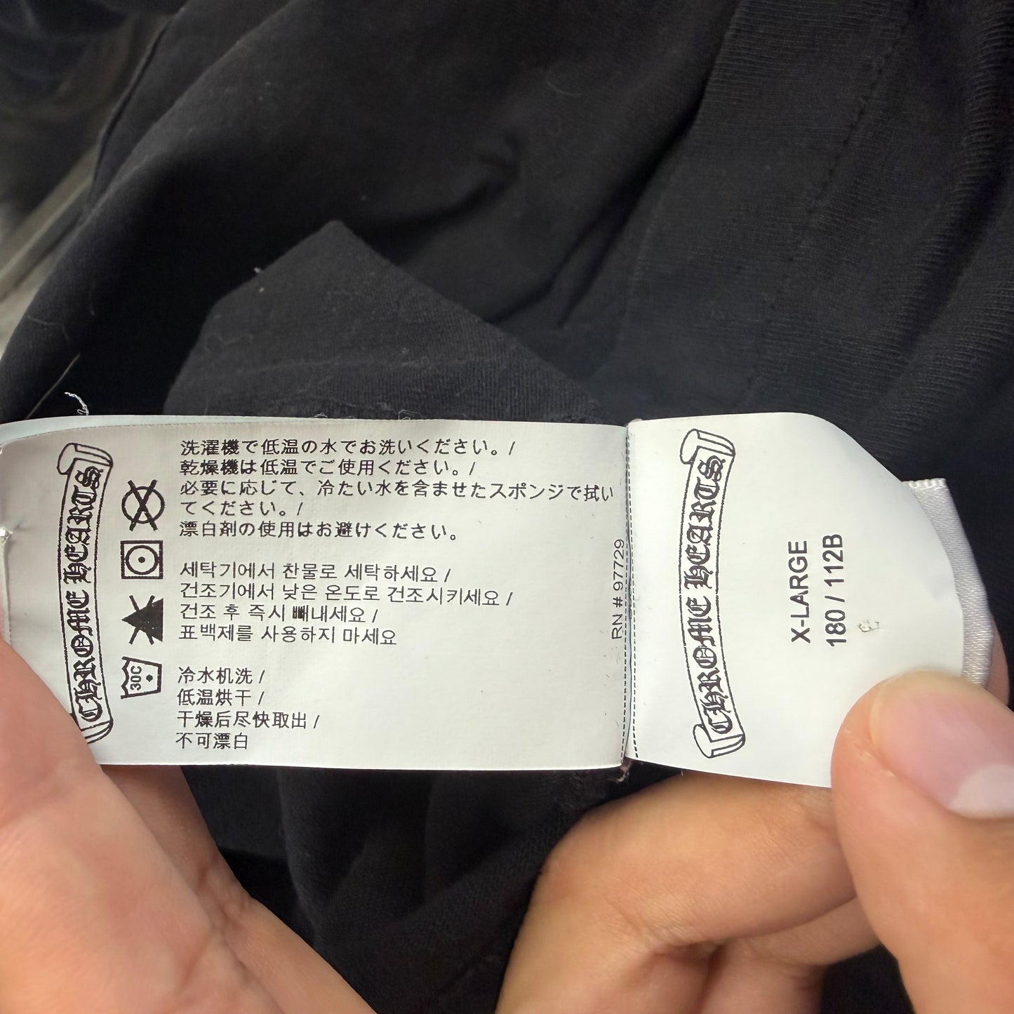 Chrome Hearts Embroidered Long Sleeve Tee