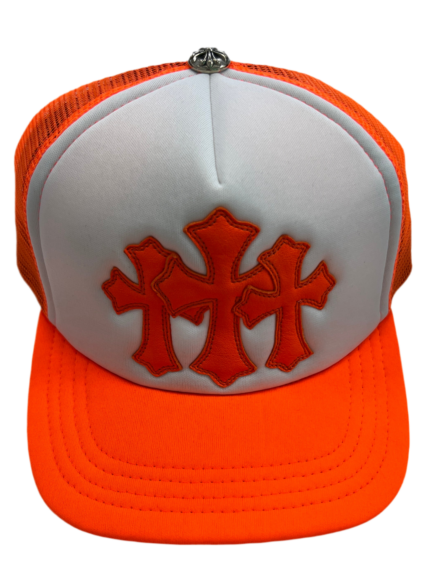 Chrome Hearts Miami Exclusive Neon Patch Hat Orange