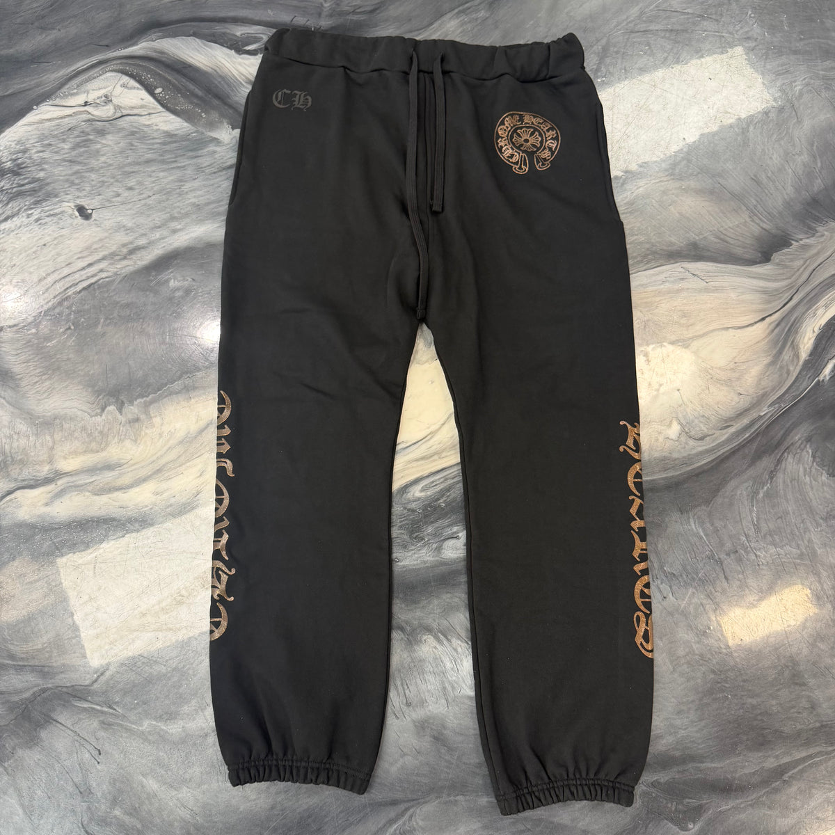 Chrome Hearts 1988 Glitter Sweatpants Black/Brown