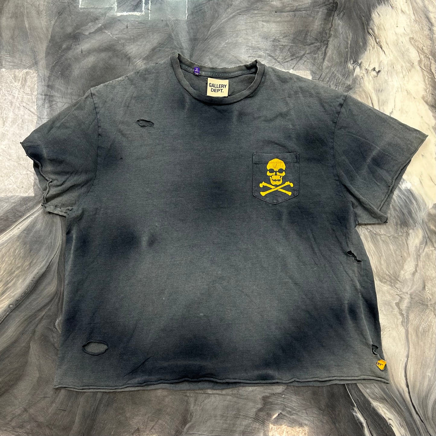 Gallery Dept. Zip Tee Black (BLACK FRIDAY)