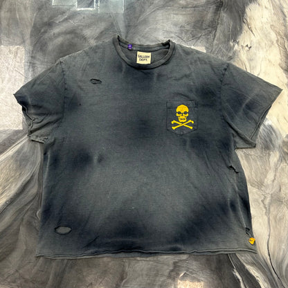 Gallery Dept. Zip Tee Black (BLACK FRIDAY)