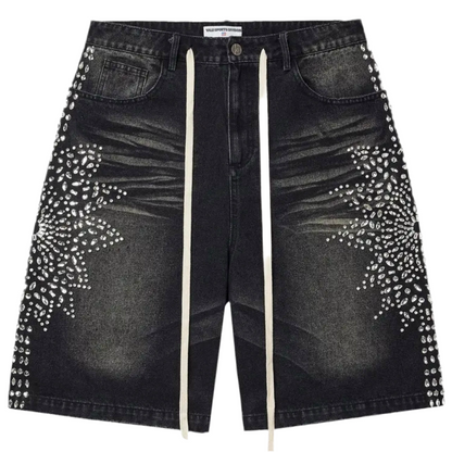 Vale Forever Sirens Black Denim 
Shorts