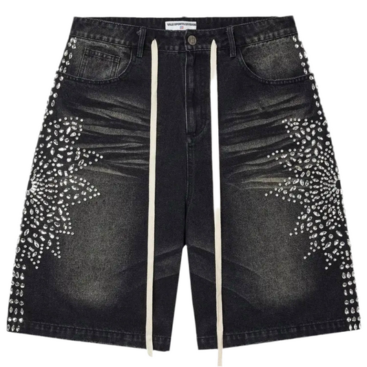 Vale Forever Sirens Black Denim 
Shorts