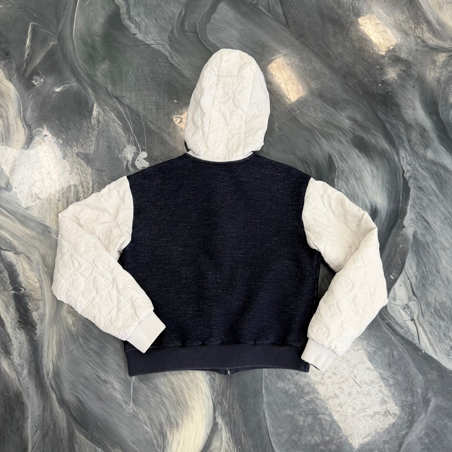 Louis Vuitton Puffer Zip Up Hoodie