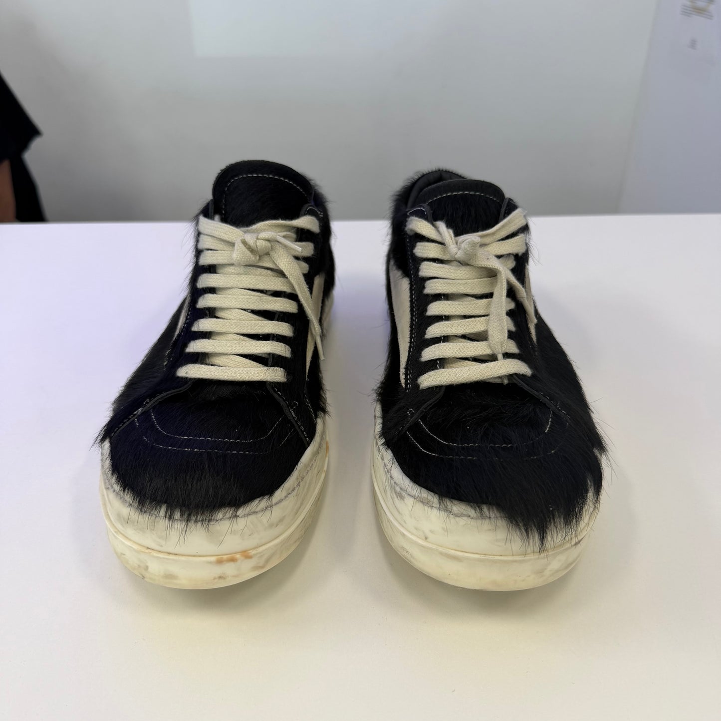 Rick Owens Pony Hair Lido Vintage Low (USED NO BOX)